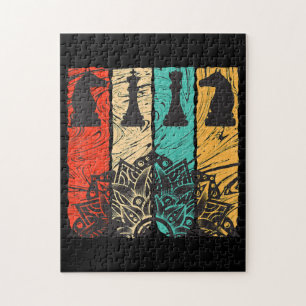 schaken - perfecte schaakliefhebbers legpuzzel