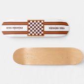 schaken/schaakbord skateboard (Horizontaal)