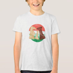 Schaken - Schaakstukken Schaakspeler Gift Tri-Blend Shirt