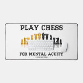 Schaken spelen voor mentale scherpte schaakadvies bureaumat (Keyboard & Muis)