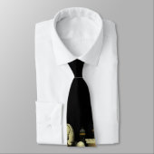 schaken Stropdas met schaakrust (Gebonden)