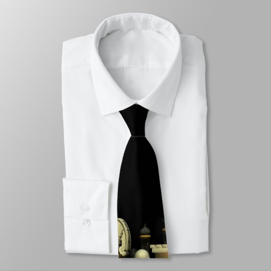 schaken Stropdas met schaakrust (Gebonden)