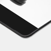 Schaken Zwart en Wit Stukken Waterverf Gouden naam Bureaumat (Hoek)