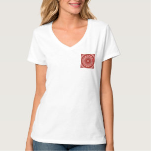 Schakeringen van Rood T-shirt