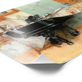 Schalen afspelen 1898 foto afdruk (Hoek)