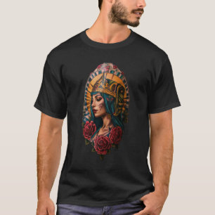 Schalen en vlammen van kracht, kracht en PT-Shirt T-shirt
