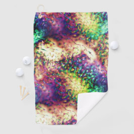 Schalen en waterdruppels, met een kleur, voor scho golfhanddoek