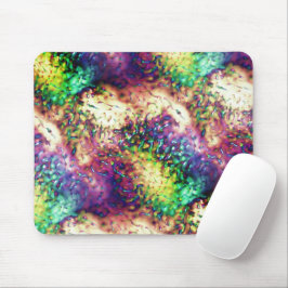 Schalen en waterdruppels, met een kleur, voor scho muismat