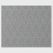 Schalen inktpunten - Transparante Wit Cadeaupapier (Vlak)