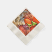 Schalen, Pomegranaat, Sinaasappels, Monogram still Servetten (Hoek)