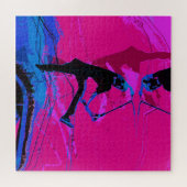 Schalen rond - Stuntscooter Legpuzzel (Horizontaal)