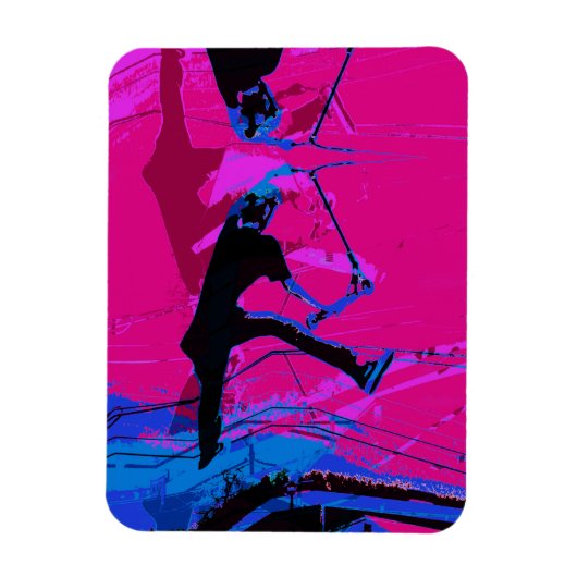 Schalen rond - Stuntscooter Magneet (Verticaal)