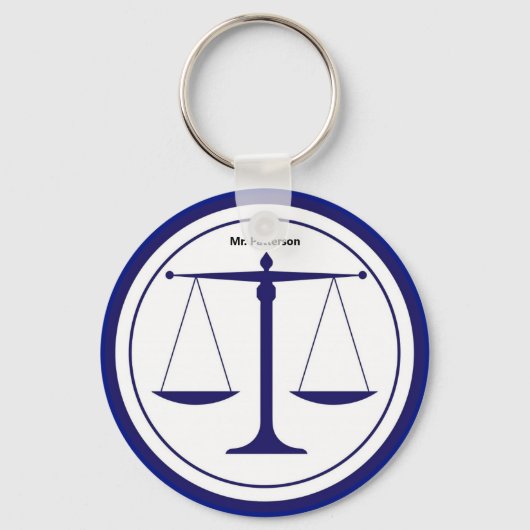 Schalen van de Blauwe Aangepaste Sleutelhanger van (Voorkant)