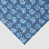  schalen van de kleine blauwe zee tissuepapier (Detail)