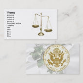 Schalen van de rechter- zilver visitekaartje (Voorkant / Achterkant)