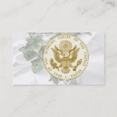 Schalen van de rechter- zilver visitekaartje (Achterkant)