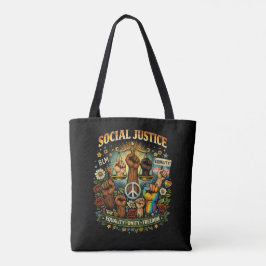 Schalen van de rechtvaardigheid tote bag