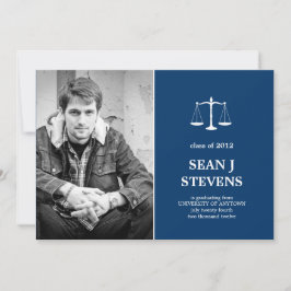 Schalen van de wet op de rechtspraak Afstuderen Fo Kaart