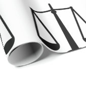 Schalen van het justitieontwerp voor Afstudeerders Cadeaupapier (Rol Hoek)