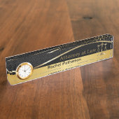 Schalen van het recht | Advocaat | Juridische Kant Naambordje (Zijkant)