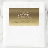 Schalen van het recht | Advocaat Rechthoekige Sticker (Tas)