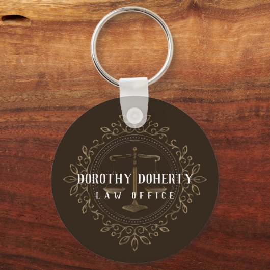 Schalen van het recht | Advocaat Sleutelhanger (Voorkant)