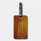 Schalen van het recht | Bagagelabel (Achterkant verticaal)