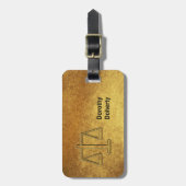 Schalen van het recht | Bagagelabel (Voorkant verticaal)