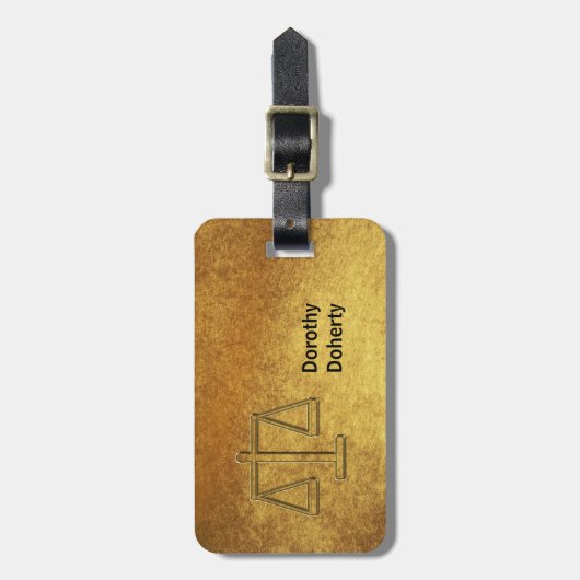 Schalen van het recht | Bagagelabel (Voorkant verticaal)