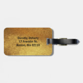 Schalen van het recht | Bagagelabel (Achterkant horizontaal)