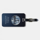 Schalen van het recht | Bagagelabel van advocaten (Achterkant horizontaal)