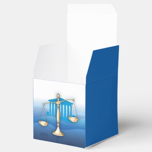 Schalen van het recht bedankdoosjes (Geopend)