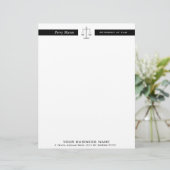 Schalen van het recht briefhoofd (Staand voorkant)