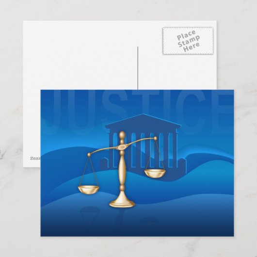 Schalen van het recht briefkaart (Voorkant / Achterkant)