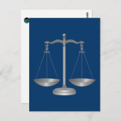 Schalen van het recht briefkaart (Voorkant / Achterkant)