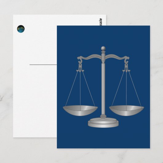 Schalen van het recht briefkaart (Voorkant / Achterkant)