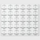 Schalen van het recht cadeaupapier (Vlak)