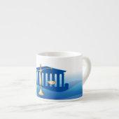 Schalen van het recht espresso kop (Voorkant rechts)