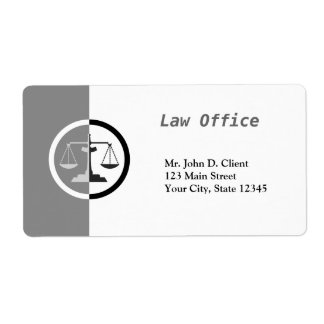 Schalen van het recht etiket