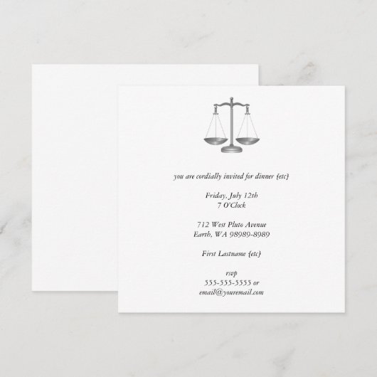 Schalen van het recht kaart (Voorkant / Achterkant)