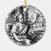 Schalen van het recht keramisch ornament (Voorkant)