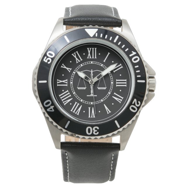 Schalen van het recht | Klassiek Horloge (Voorkant)