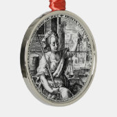 Schalen van het recht metalen ornament (Rechts)