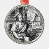 Schalen van het recht metalen ornament (Voorkant)