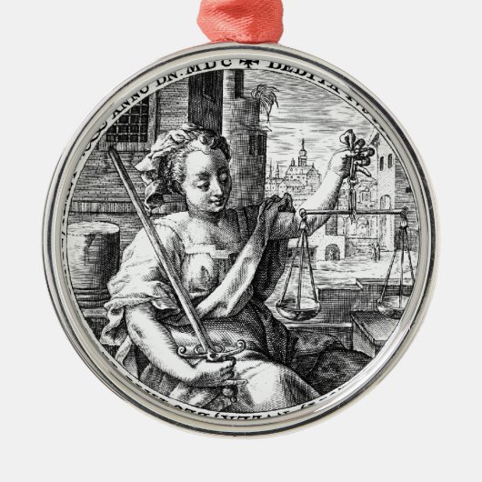 Schalen van het recht metalen ornament (Voorkant)