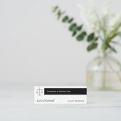 Schalen van het recht mini visitekaartje (Staand voorkant)