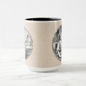 Schalen van het recht mok (Midden)