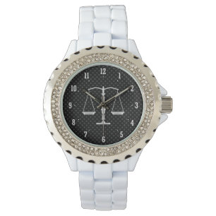Schalen van het recht   Polka Dots Horloge