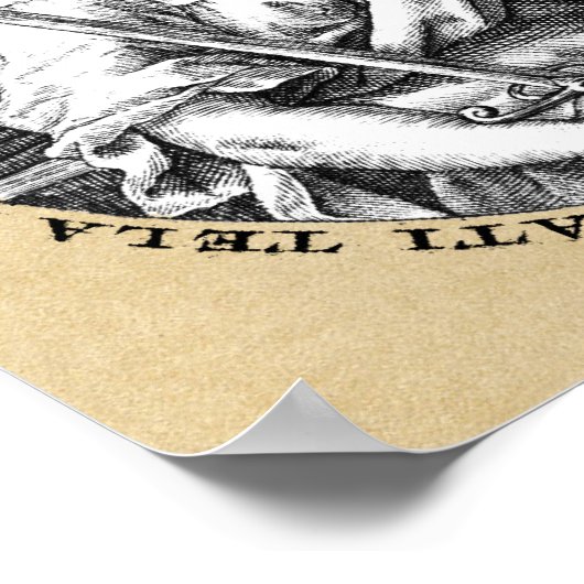 Schalen van het recht poster (Hoek)