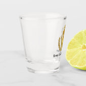 Schalen van het recht shot glas (Links)